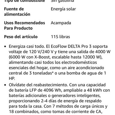 Se vende ecoflow delta pro3 - 2/3