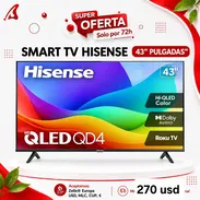 Smart tv Hisense de 43 pulgadas QLED, cubaganga 💯 - Img 57975104