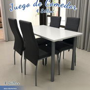 Juego de Comedor de 4 Plazas Importado de Excelente Calidad ⭐️Domicilio Incluido⭐️ - Img 57950255