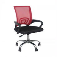 Silla para oficina con espaldar de malla rojo ⭐️Domicilio Incluido⭐️ - Img 56820335