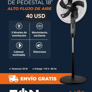 Ventilador de Pedestal 18" EÒN alto flujo de aire - Img 56114509