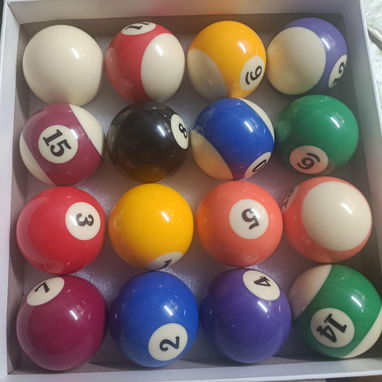 Juego de 16 bolas de billar 🎱 + guantes 🧤. 80 Usd - Img 124359842