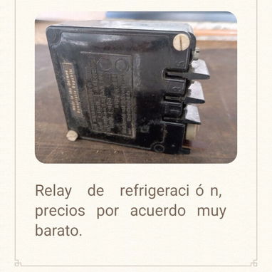 Relay y Termostato para refrigeración industrial. - Img 123312738