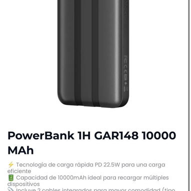 POWER BANKS (CARGADORES PORTÁTILES) - Img 126825671