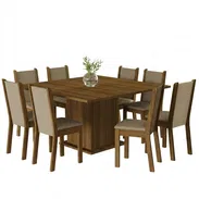 Juego de Comedor de 8 Sillas 🟤 - Img 57066993