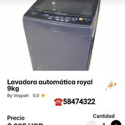 Lavadora automática Royal 9kg - Img 55920504