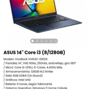 Laptops ASUS* Laptop Core i3 de 12 Generación* Laptop ASUS pantalla 14"* Laptop nueva - Img 45720611