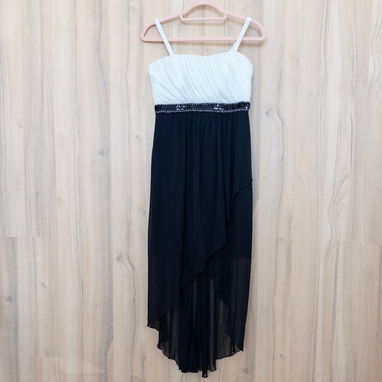 Elegante vestido largo casual y blusas de vestir con adorno en la espalda. - 2/3