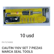 Cautín de 110v con juego de puntas - Img 53603257