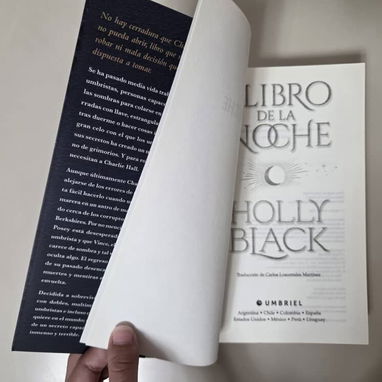 Libro Original El Libro de la Noche de Holly Black - Img 124476626