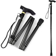 Baston plegable de aluminio color negro.  25 USD - Img 54389208