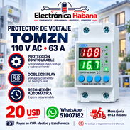 Protector de Voltaje TOMZN 110V 63A Regulable con Display - Img 57076489