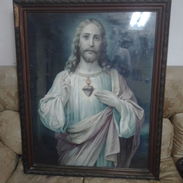 Cuadro de jesús (corazon de jesús) - Img 55276273