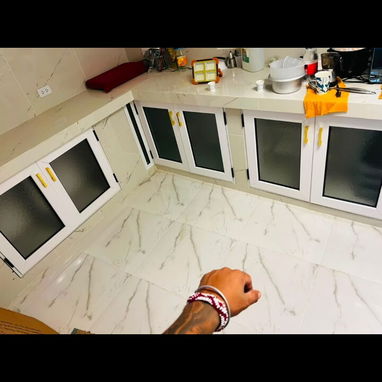 Cristal de lujo y marquetería en aluminio - 9/10