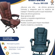 **¡Sillas de oficina giratorias 180 USD! 🚀** - Img 50034441