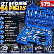 SET DE CUBOS Y HERRAMIENTAS — 94 PIEZAS - Img 57886150