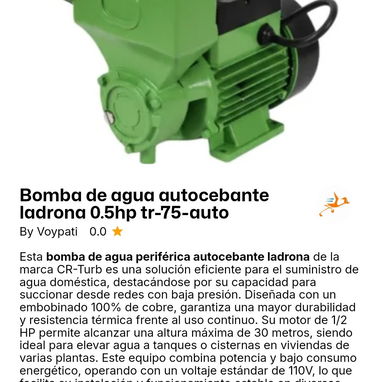 MOTOR/ BOMBA DE AGUA - Img 123213830