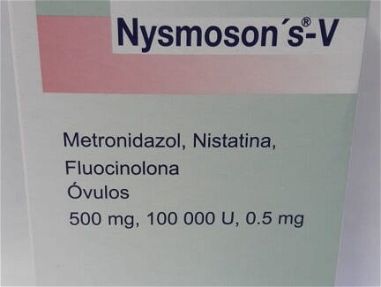Óvulos de Metronidazol con Nistatina y fluocinolona, caja con 10 unidades - Img main-image-45826973