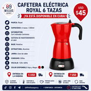 Cafetera electrica marca Royal 6 tazas - Img 56561119