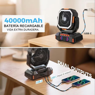 Ventilador Recargable F22 – 40,000mAh - Img 124151152