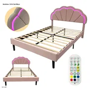 Cama rosada con luces led - Img 57964388