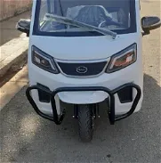 Triciclo eléctrico blanco.  Rali vip - Img 45893575
