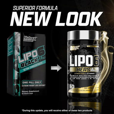 Lipo-6 Black Hers Ultra Concentrado (Nutrex) 60Cap - 30serv - 3/5