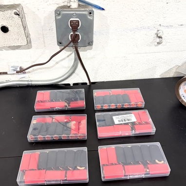Kit de Terminales de Anillo de Cobre - Calibre 1/0 AWG de 3/8 (M10) - 2/2