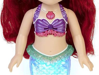 Muñeca Disney Princesa Ariel, Canta y Brilla la cola + 20 Frases y 2 Canciones "Part of Your World" y "Under the Sea", N - Img 58494451