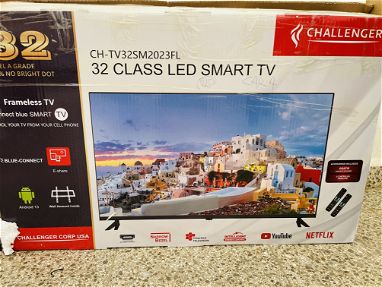 TV32 pulgadas smart tv con dos mandos soporte para la pared - Img main-image-45689392