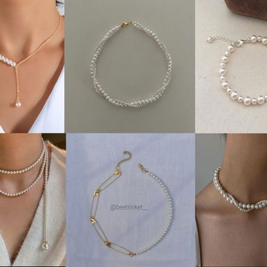 Collares de perlas para fiestas, bodas y novias, ocasión especial - Img 124769555