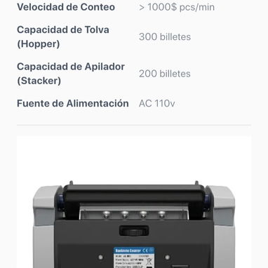 Máquina contar dinero - Img 124975228