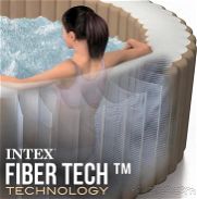 Spa hinchable INTEX burbujas 4 personas, 795 litros, Color crema - Img 45944888