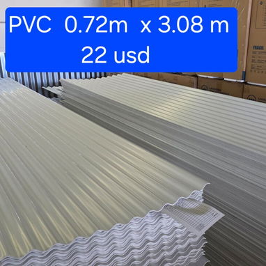 Tejas de Asa y Resina Rojas y Tejas PVC blancas - 7/10