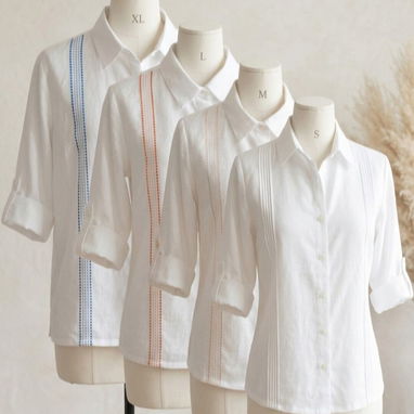 🌸 OFERTA ESPECIAL en Blusas de Lino 100% Artesanal para Mujer - Img 125260215