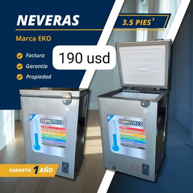 Nevera 3.5 pies,5,7,8,9,10 pies,Ventilador,Refrigerador,Split,Expositor,Calentador de Agua,Colchón,Tv 32,Tv 43,Tv 55,T - Img 119867877
