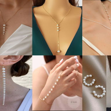Collares de perlas para fiestas, bodas y novias, ocasión especial - Img 124769175