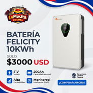 Bateria Felicity de 10KWh ,Voltaje 51V , Corriente 100 Ah , Alta Escalabilidad , Gran Compatibilidad , - Img 57946040