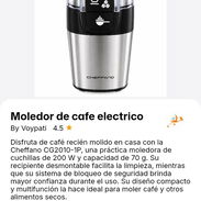 Moledor de café eléctrico - Img 57970099
