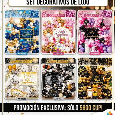 Set cumpleaños (Tienda de Artículos se Cumpleaños y eventos) - Img 120935127