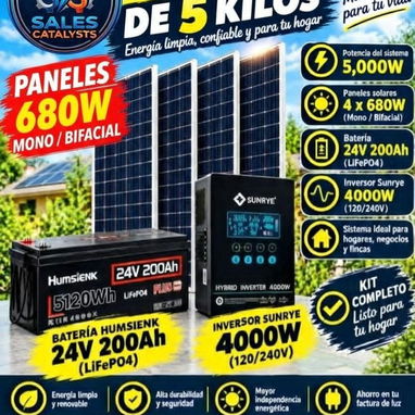 Kits solares - 5/8