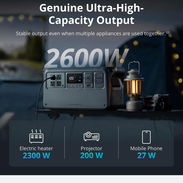 DJI Power 1000 V2 Estación de Energía Portátil 1024Wh LFP, 260OW, Carga Rápida, UPS yUSB-C 140W - Img 57350881
