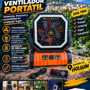 Ventilador Recargable 20 mil mA - Img 57404987