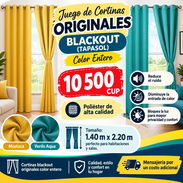 Juego de Cortinas Originales Blackout (Tapasol) - Img 58057535