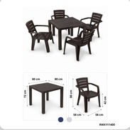 Juego de comedor plastico - Img 56895522