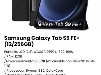 Tablet Samsung Galaxy Tab S9 FE+/ Tablet Samsung con teclado y pencil - Img main-image