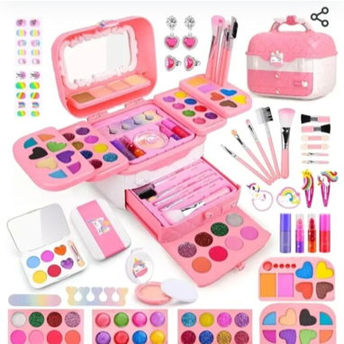 Set maquillaje real para niñas * no es toxico - Img 125652734