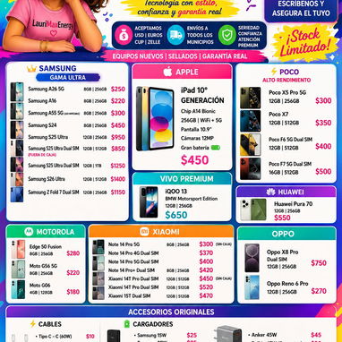 Celulares Gama Ultra 🚀 Equipos NUEVOS | SELLADOS | GARANTÍA 📞 54389456 - Img 120962896
