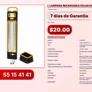 LAMPARA RECARGABLE SOLAR HS-8035A VPT-0169 - Img 56216075