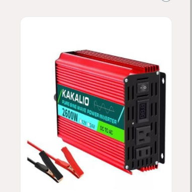 Convertidores de corriente de 2000 w y 2600w , 3600 wat , 5000 wa - Img 106737591
